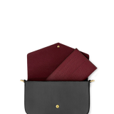 "Fahari" Monochrome Envelope Chain Crossbody Bag