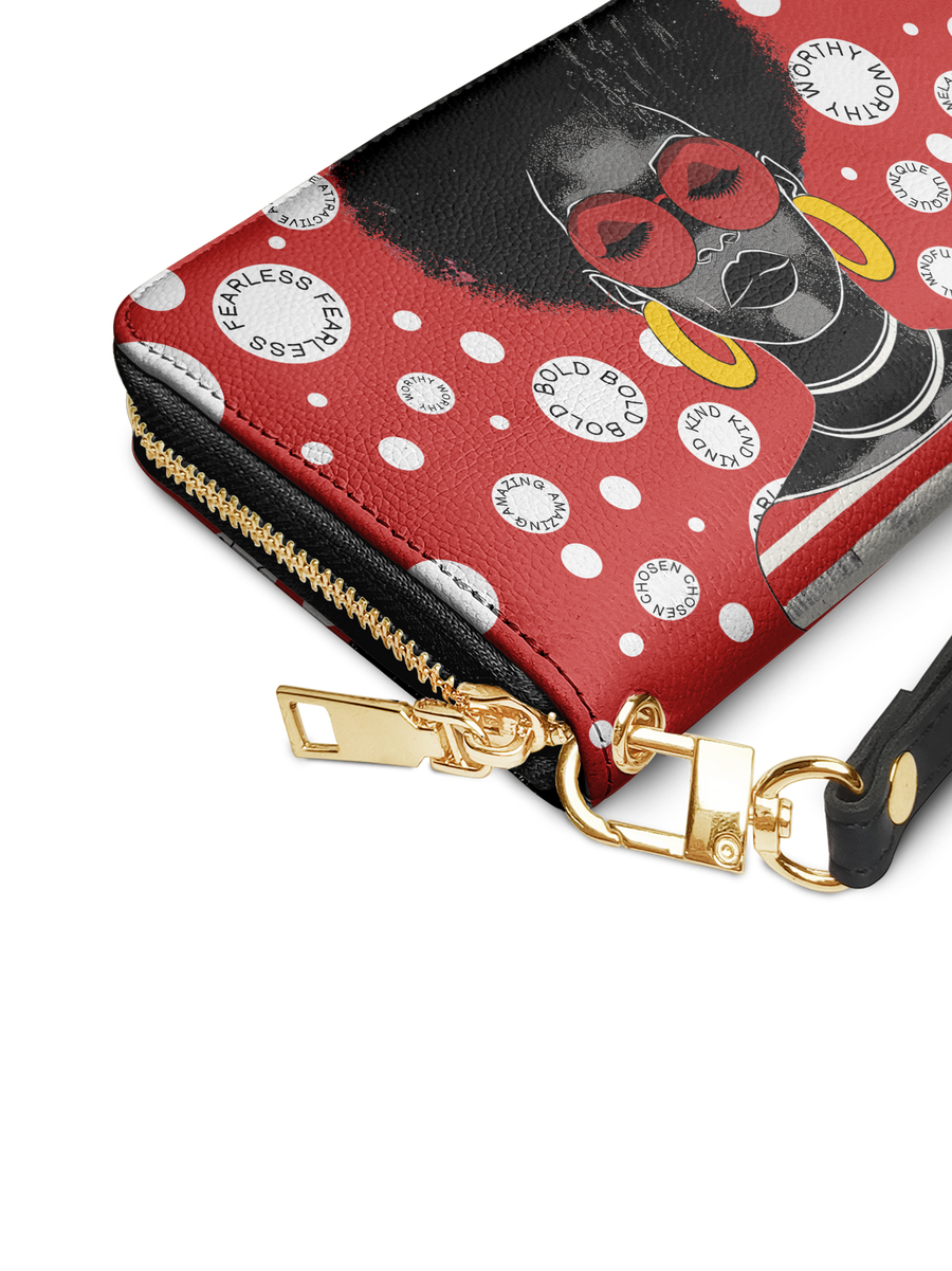 "Fahari" Strawberry Pop Wallet