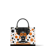 "Fahari" Marshmallow Citrus Leather Handbag