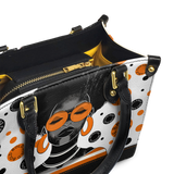 "Fahari" Marshmallow Citrus Small Leather Handbag