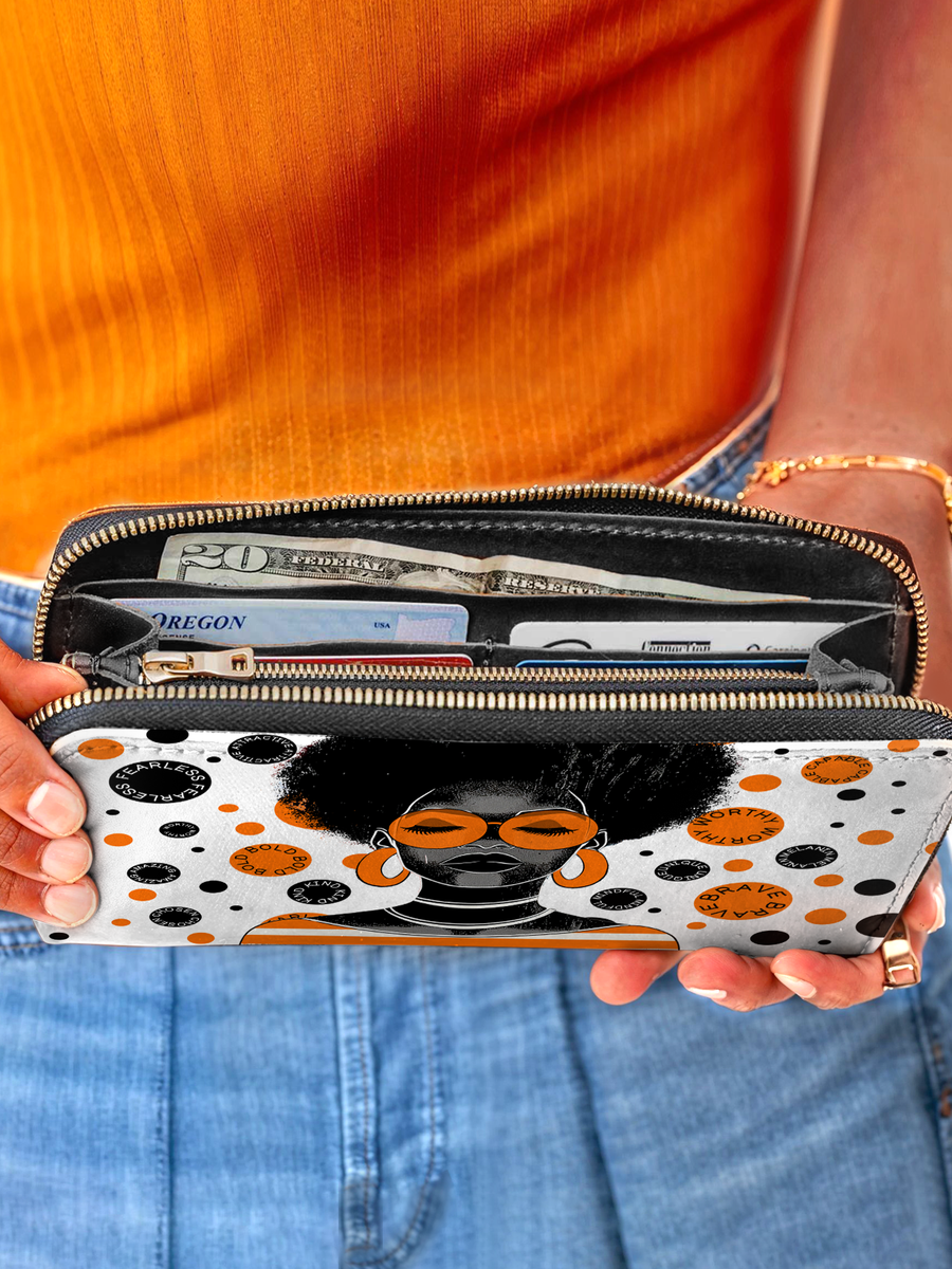 "Fahari" Marshmallow Citrus Wallet
