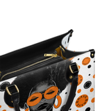 "Fahari" Marshmallow Citrus Leather Handbag