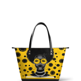 "Fahari" Marigold Pop Leather Tote Bag Deal