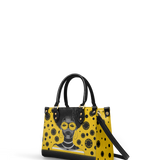 "Fahari" Marigold Pop Small Leather Handbag