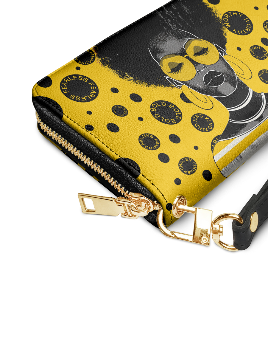 "Fahari" Marigold Pop Wallet