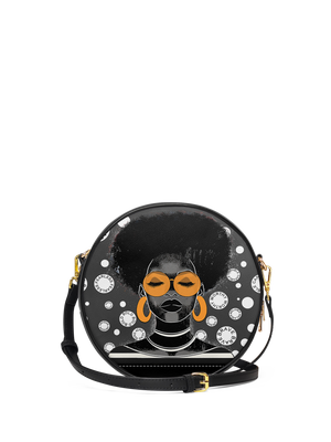 "Fahari" Monochrome Circle Crossbody Bag