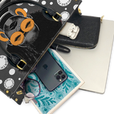 "Fahari" Monochrome Leather Handbag Deal