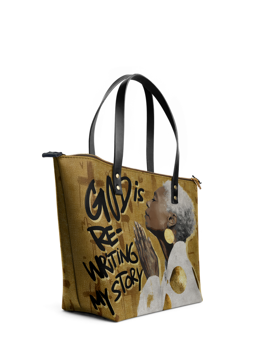 "Amahle" Leather Tote Bag