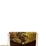 "Godfidence" Envelope Chain Crossbody Bag