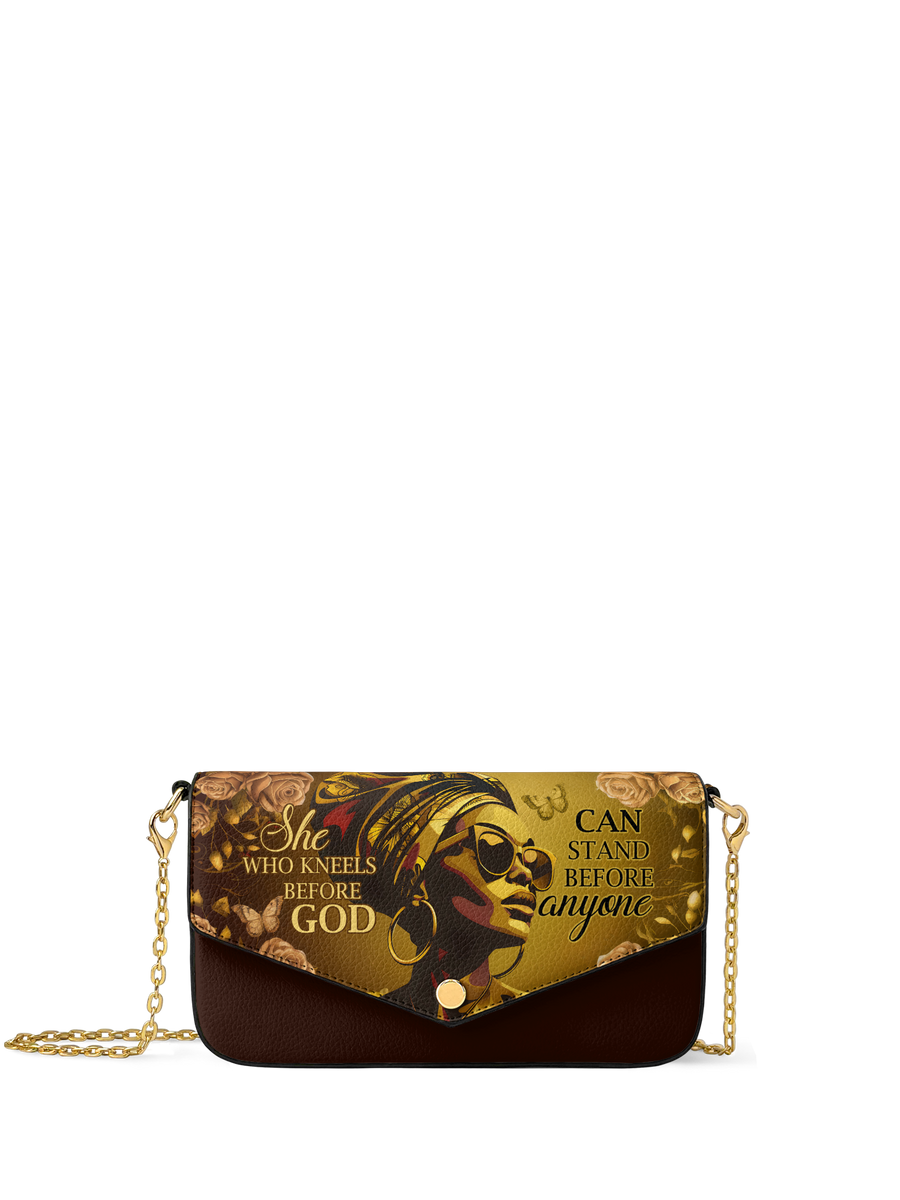 "Godfidence" Envelope Chain Crossbody Bag - DD DEAL