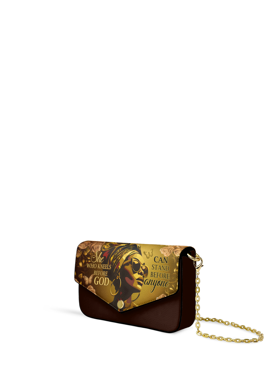 "Godfidence" Envelope Chain Crossbody Bag - DD DEAL