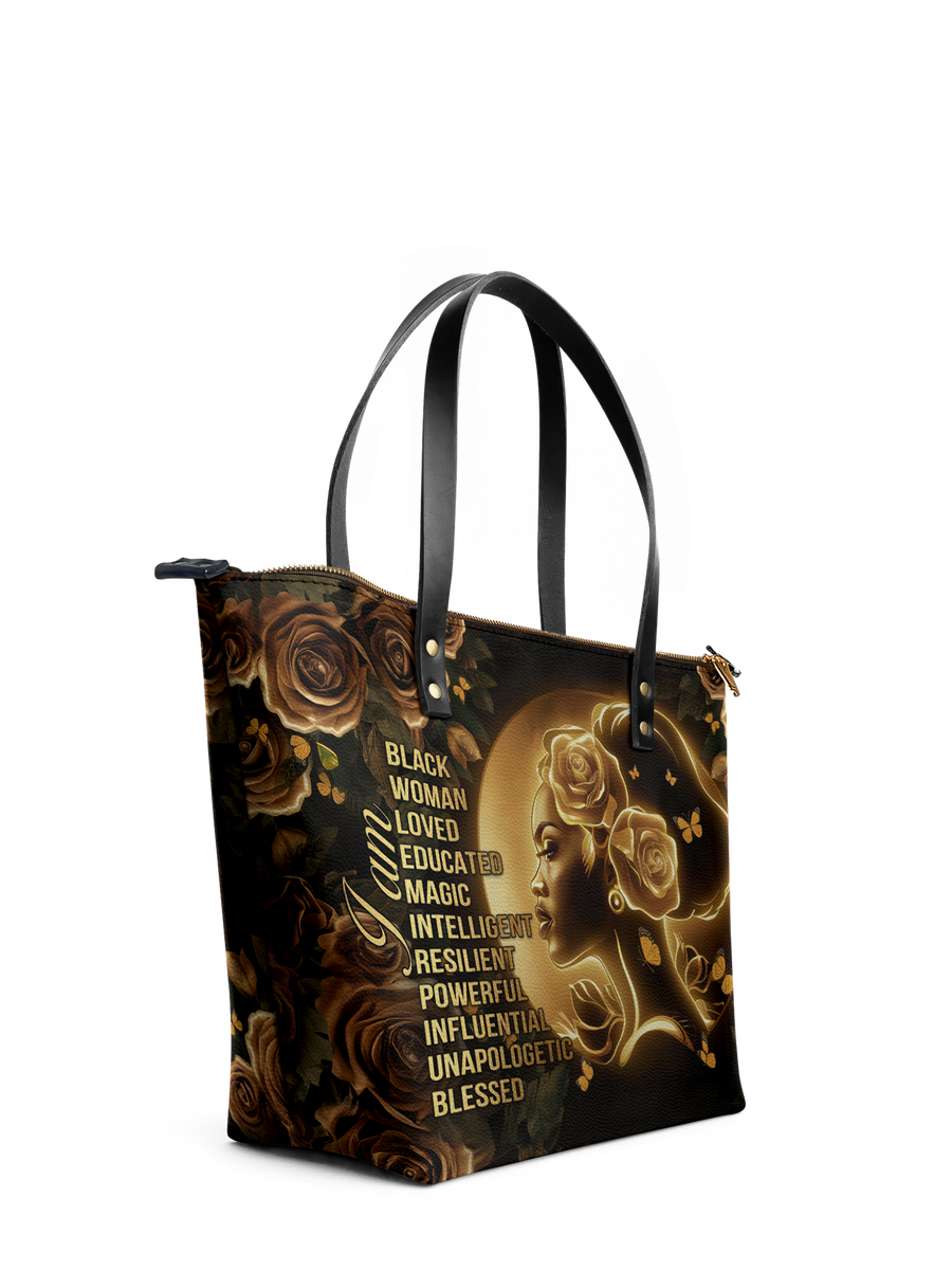 "Lumina" Leather Tote Bag