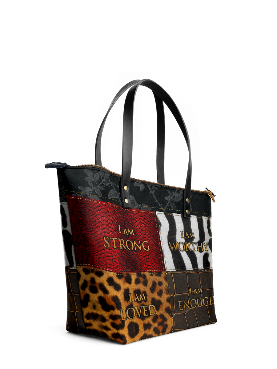 "Kadia" Leather Tote Bag