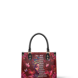 "Imani" Pomegranate Red Small Leather Handbag Deal