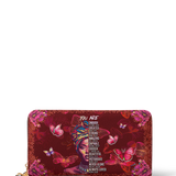 "Imani" Pomegranate Red Wallet