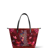 "Imani" Pomegranate Red Leather Tote Bag Deal