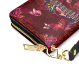 "Imani" Pomegranate Red Wallet