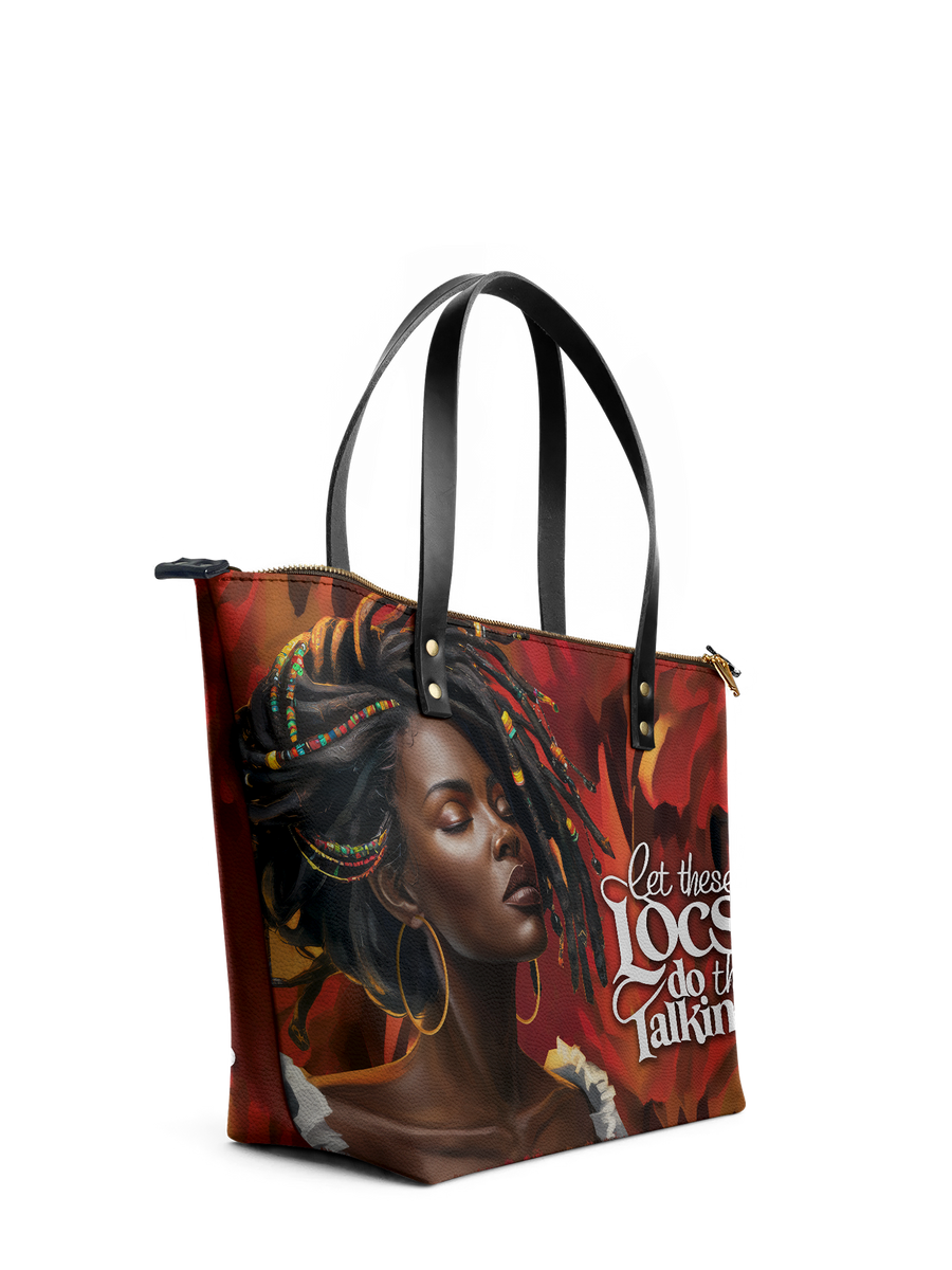 "Locella" Leather Tote Bag