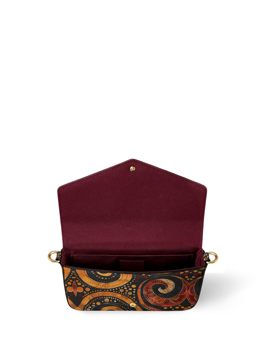 "Makeda" Envelope Chain Crossbody Bag - DD DEAL