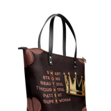 "Imarimom" Leather Tote Bag - BRAVE ONES DEAL