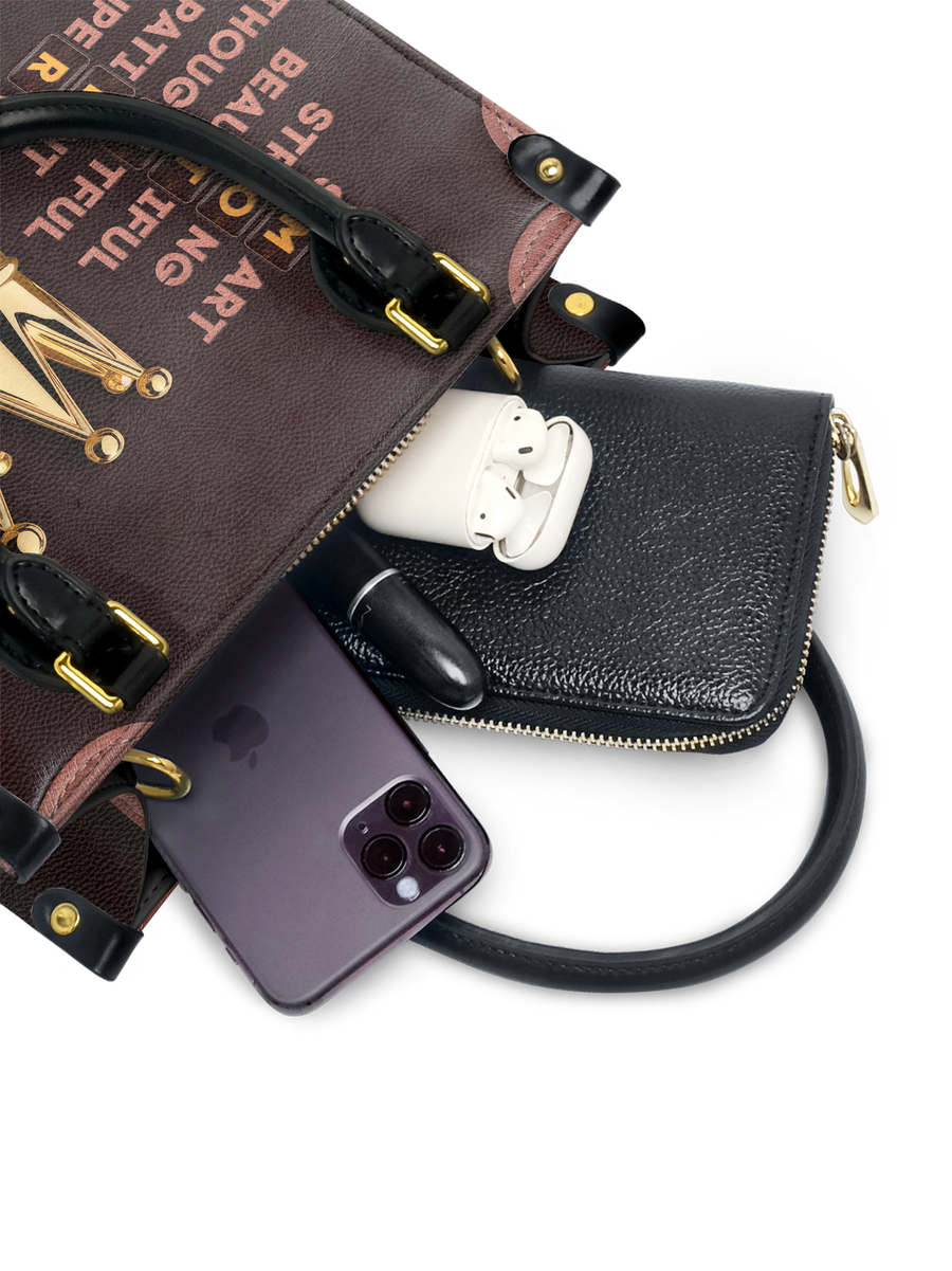 "Imarimom" Small Leather Handbag