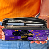 "Sanaa" Purple Crayon Wallet