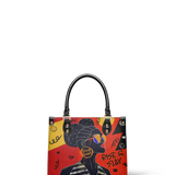 "Sanaa" Paprika Small Leather Handbag