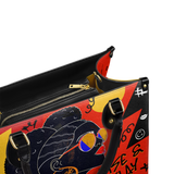 "Sanaa" Paprika Leather Handbag
