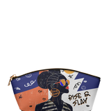 "Sanaa" White Eclipse Makeup Bag
