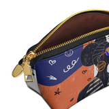"Sanaa" Salt Pop Eclipse Makeup Bag - BRAVE ONES DEAL