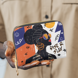 "Sanaa" White Mini Wallet