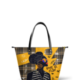 "Sanaa" Cornbread Leather Tote Bag Deal