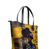 "Sanaa" Cornbread Leather Tote Bag