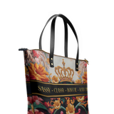 "Naija Royale" Leather Tote Bag - BRAVE ONES DEAL