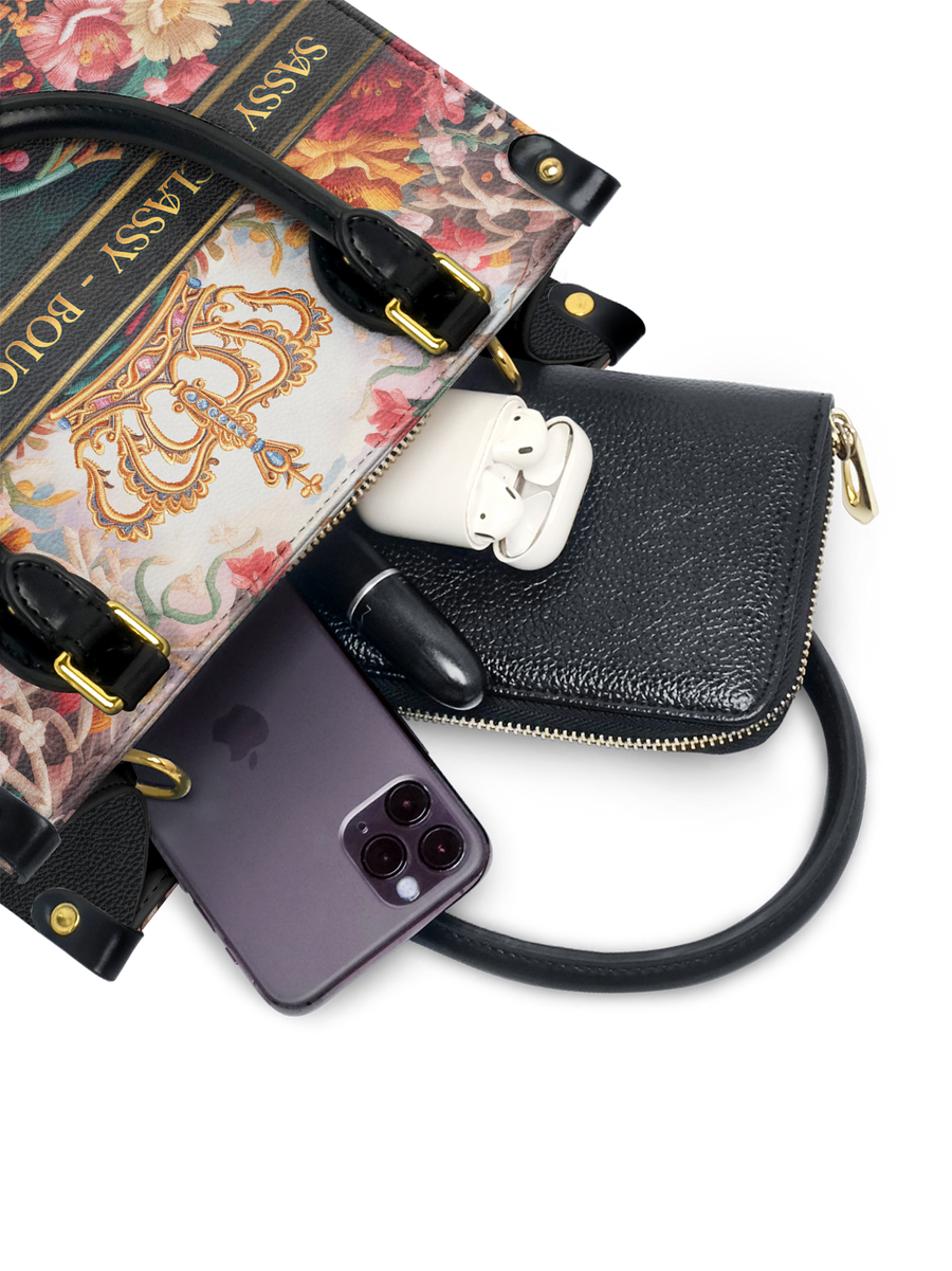 "Naija Royale" Small Leather Handbag