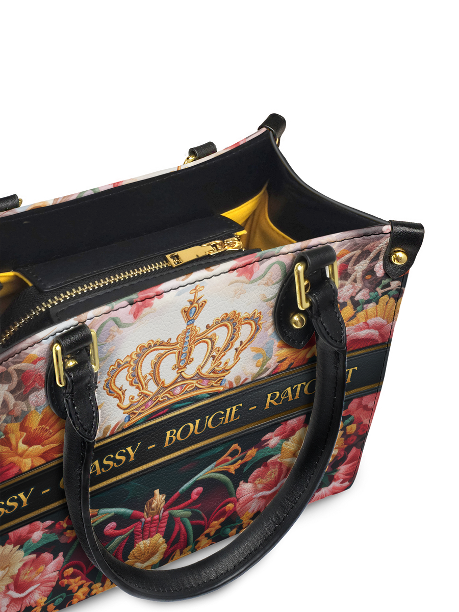 "Naija Royale" Small Leather Handbag