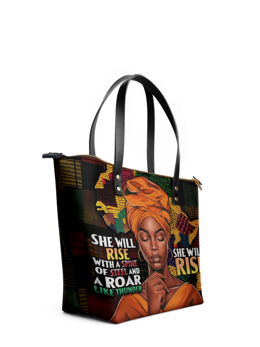 "Thundara" Leather Tote Bag