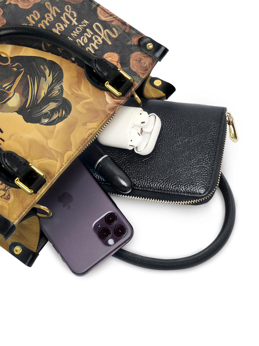 "Siyanda" Small Leather Handbag