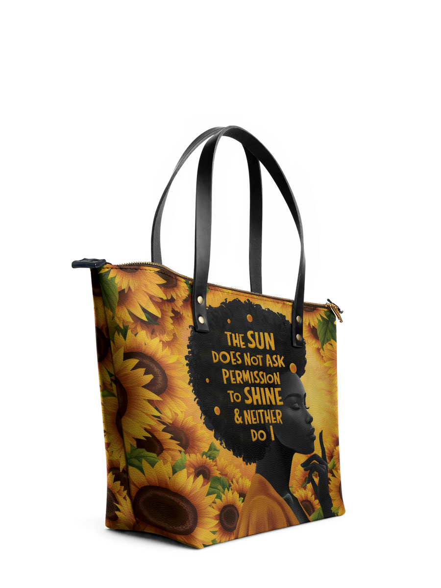 "Sunaya" Leather Tote Bag