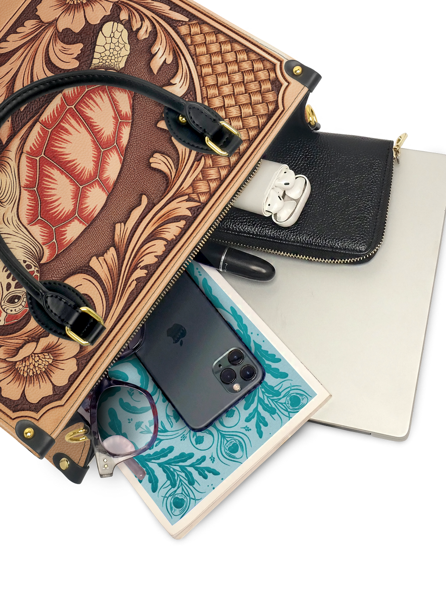 "Ngao" Leather Handbag FALL CLEARANCE DEAL