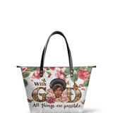 "Zanira" Leather Tote Bag