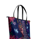 "Imani" Affirmation Leather Tote Bag Deal