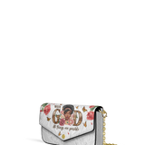 "Zanira" Envelope Chain Crossbody Bag