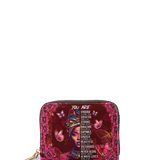 "Imani" Pomegranate Red Mini Wallet