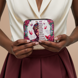 "Imani" Dove White Mini Wallet