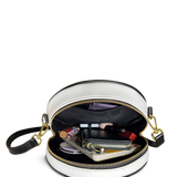 "Imani" Dove White Circle Crossbody Bag Deal