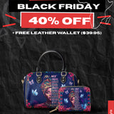 "Imani" Blue Orchid Mini Satchel Deal