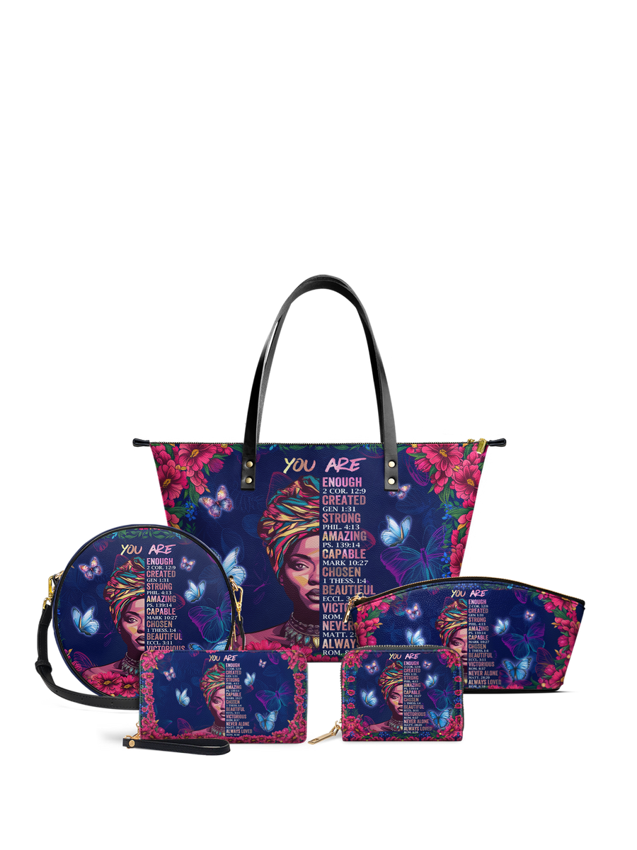 "Imani" Blue Orchid Mini Wallet Bundle DD DEAL