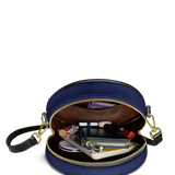 "Imani" Blue Orchid Circle Crossbody Bag