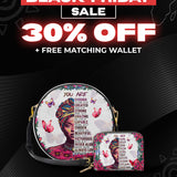 "Imani" Dove White Circle Crossbody Bag Deal